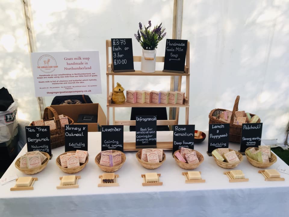 Whalton Village Show goat soap